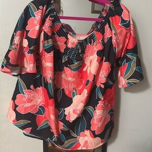 Off the shoulder summer shirt